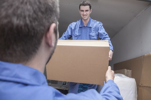 Furniture protection and loading preparation for a Wimbledon house move
