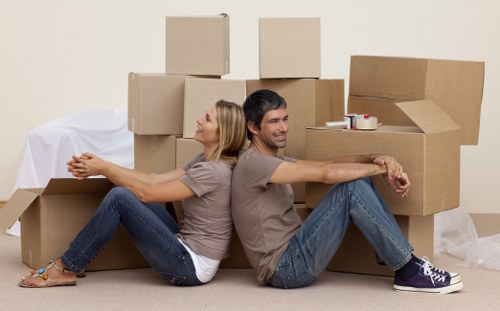 Careful packing supplies used for Wimbledon removals