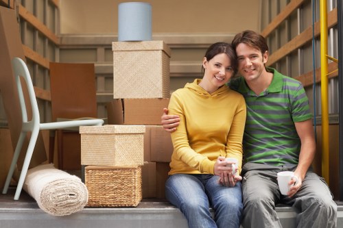Office furniture and equipment prepared for a local relocation