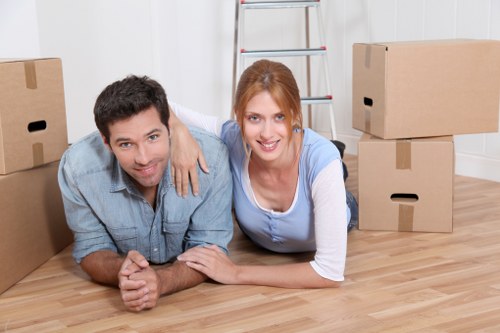 Packing and labelling business equipment for a move in Wimbledon