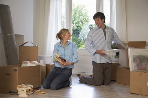 Commercial move access and loading in Wimbledon
